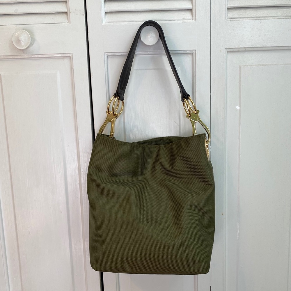 Antrprima-Nueve Olive Shoulder Bag